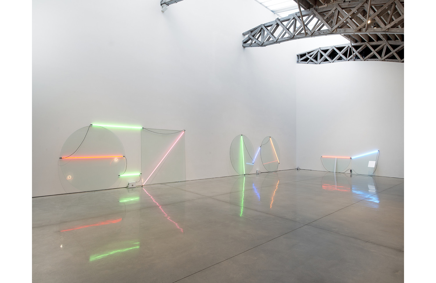 Keith Sonnier Neon Wall Slant - View 1