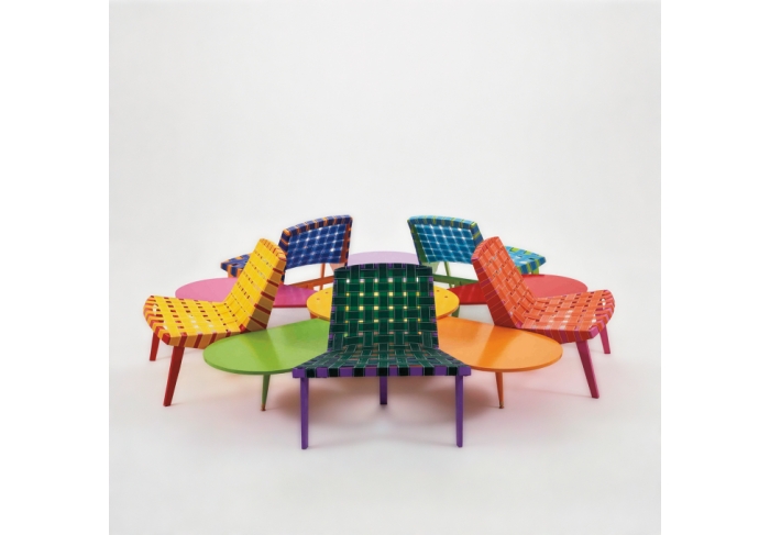 Jim Isermann Untitled (Flower Seating Group)