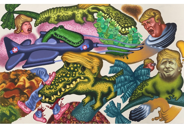 Peter Saul Donald Trump in Florida